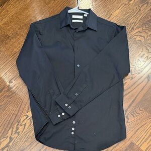 Calvin Klein Classic Black Dress Shirt Boys